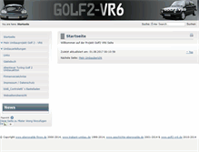 Tablet Screenshot of golf2-vr6.de